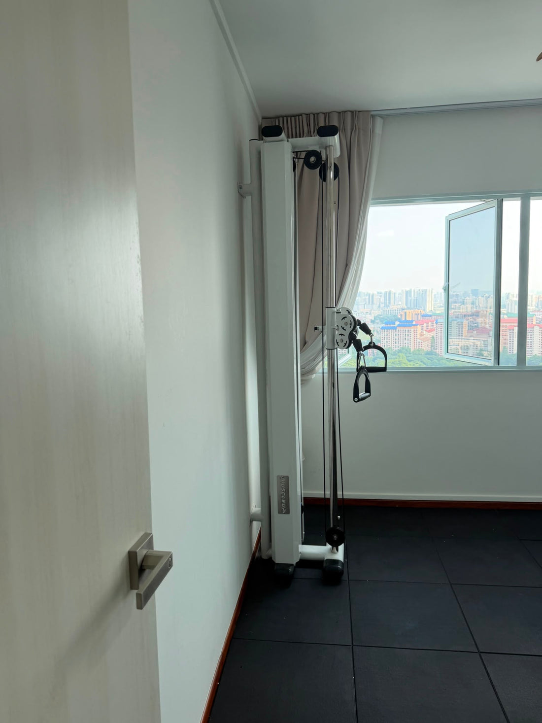 Customized MuscleUp Elite Cable Crossover Machine for a Singapore Home Gym