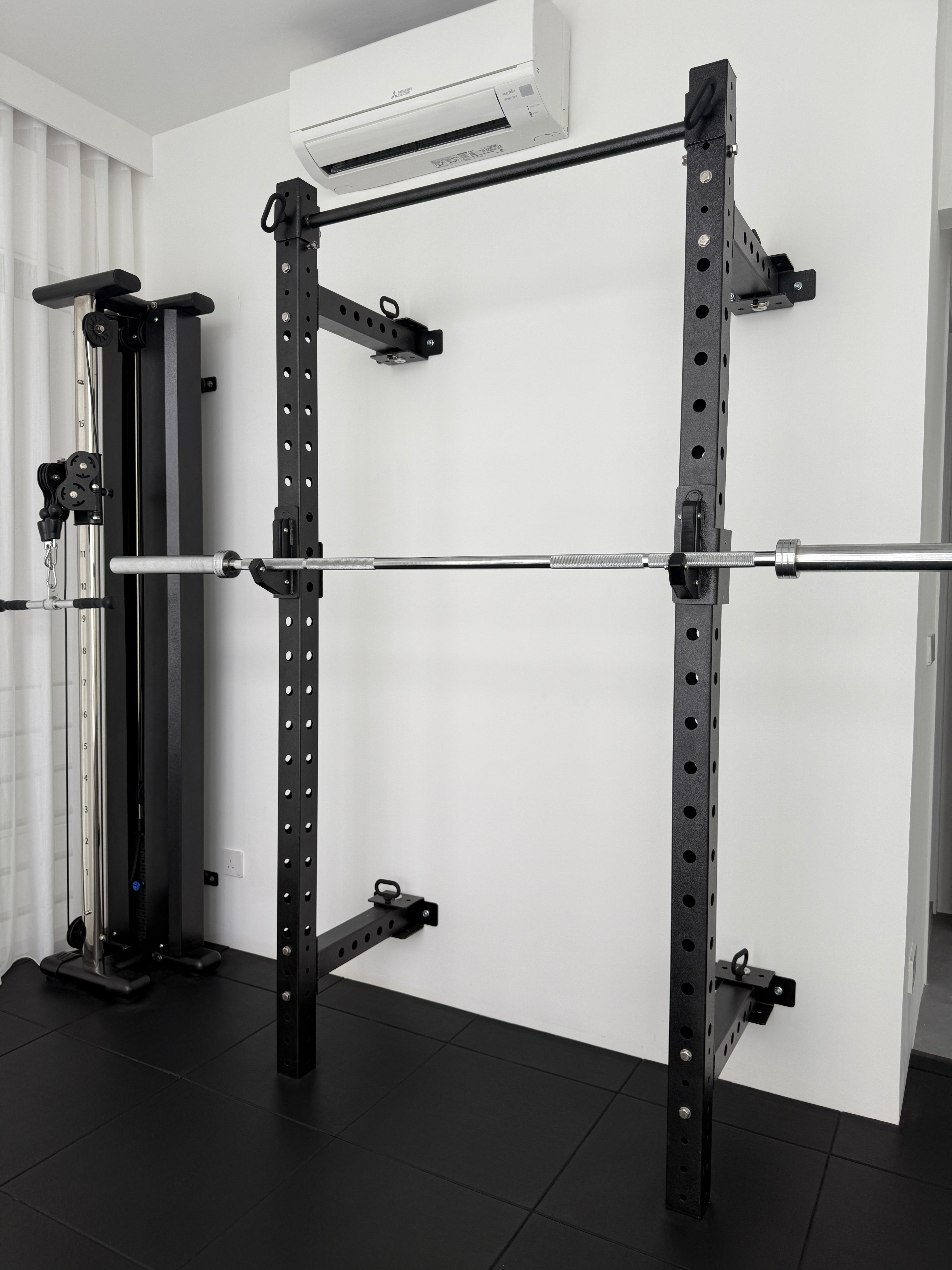 MuscleUp Elite Foldable Power Rack – The Smartest Space-Saving Strength Solution for Singapore Homes