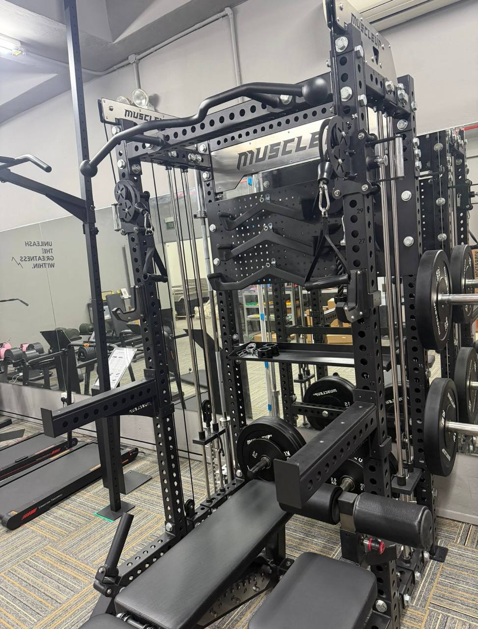 MuscleUp Pro All-in-One Functional Trainer — Full-Body Home Gym Solution