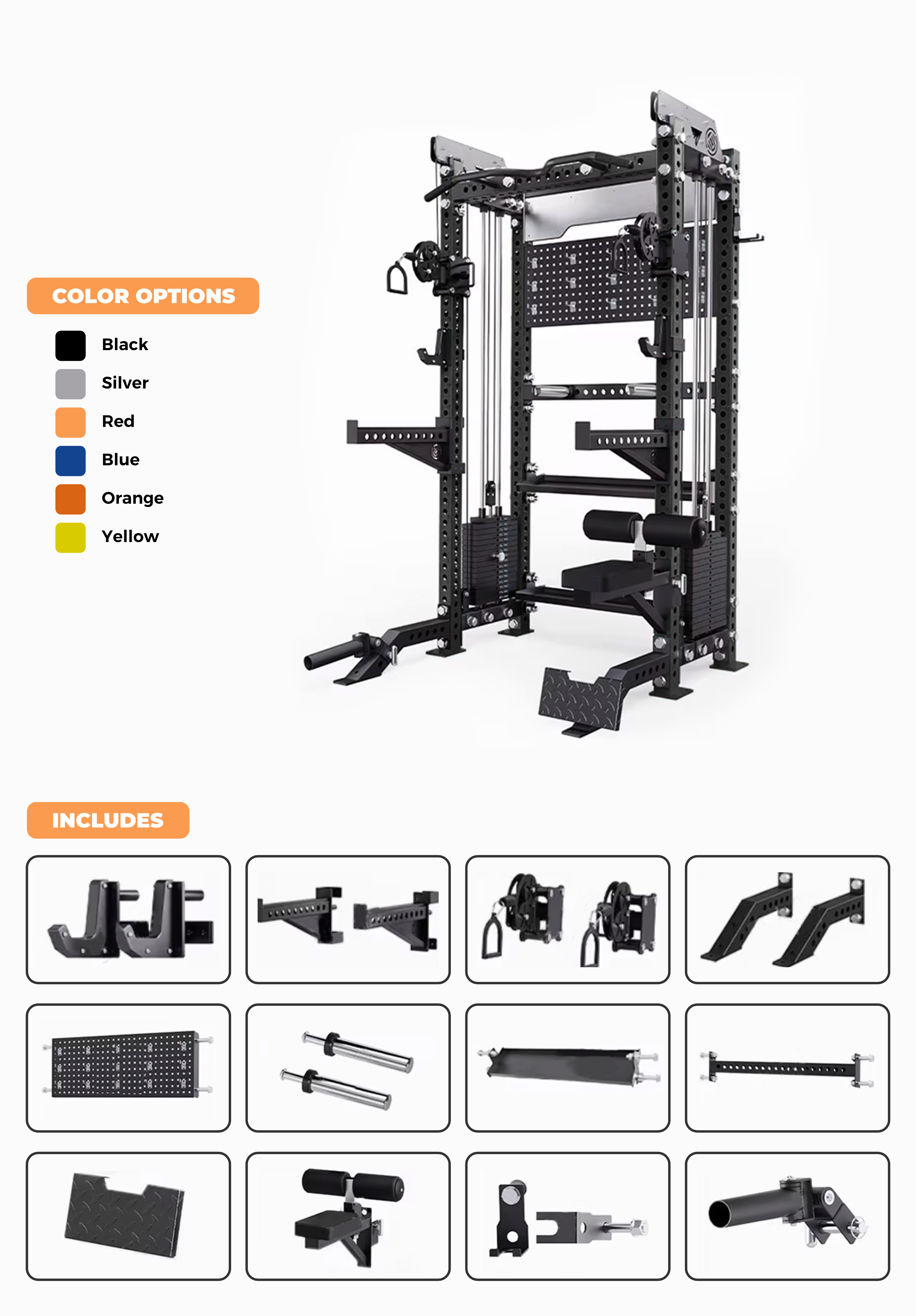 MuscleUp Pro All-in-One Functional Trainer