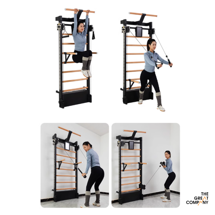 MuscleUp Stall Bar / Swedish Ladder Functional Trainer