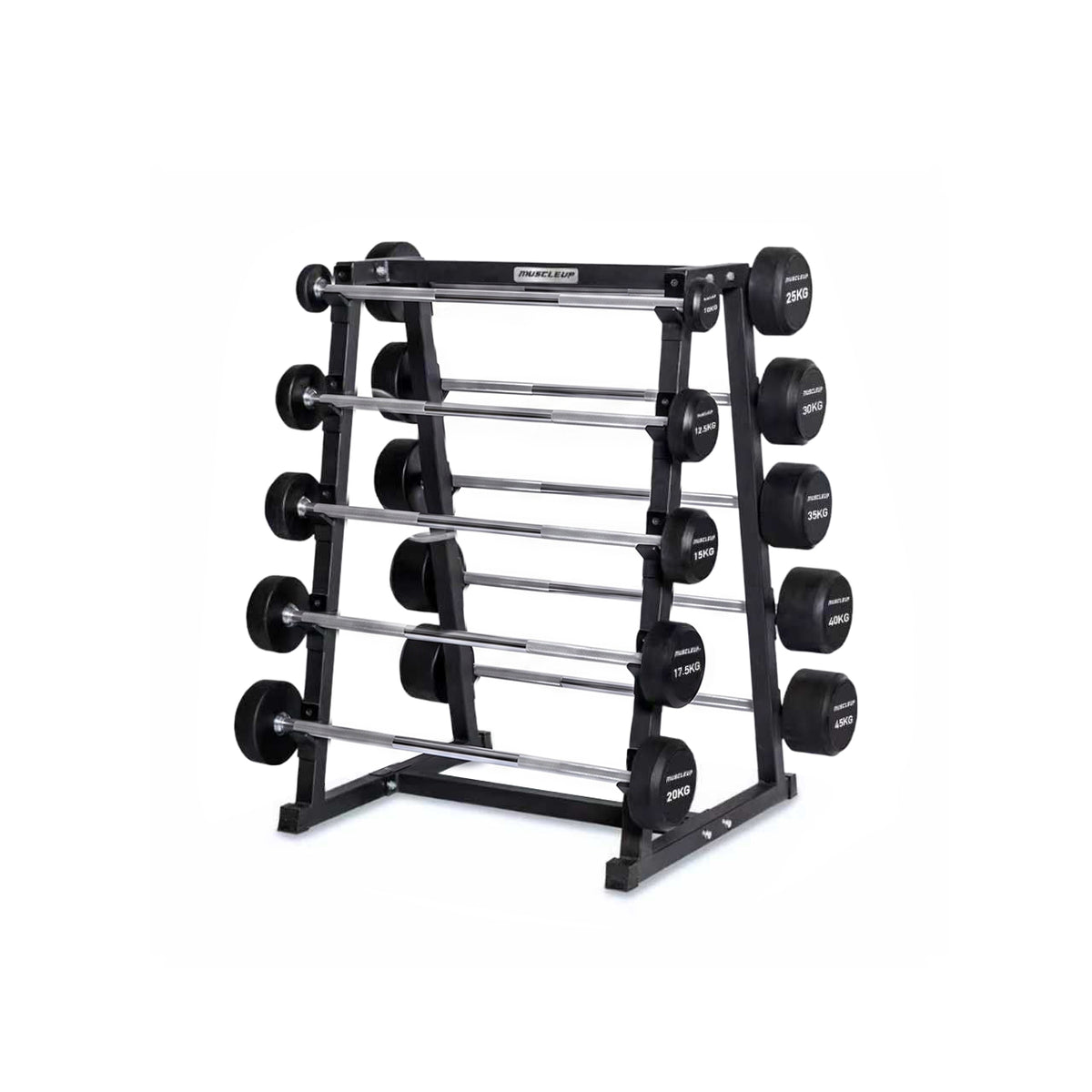 MuscleUp Fixed Barbell & Rack
