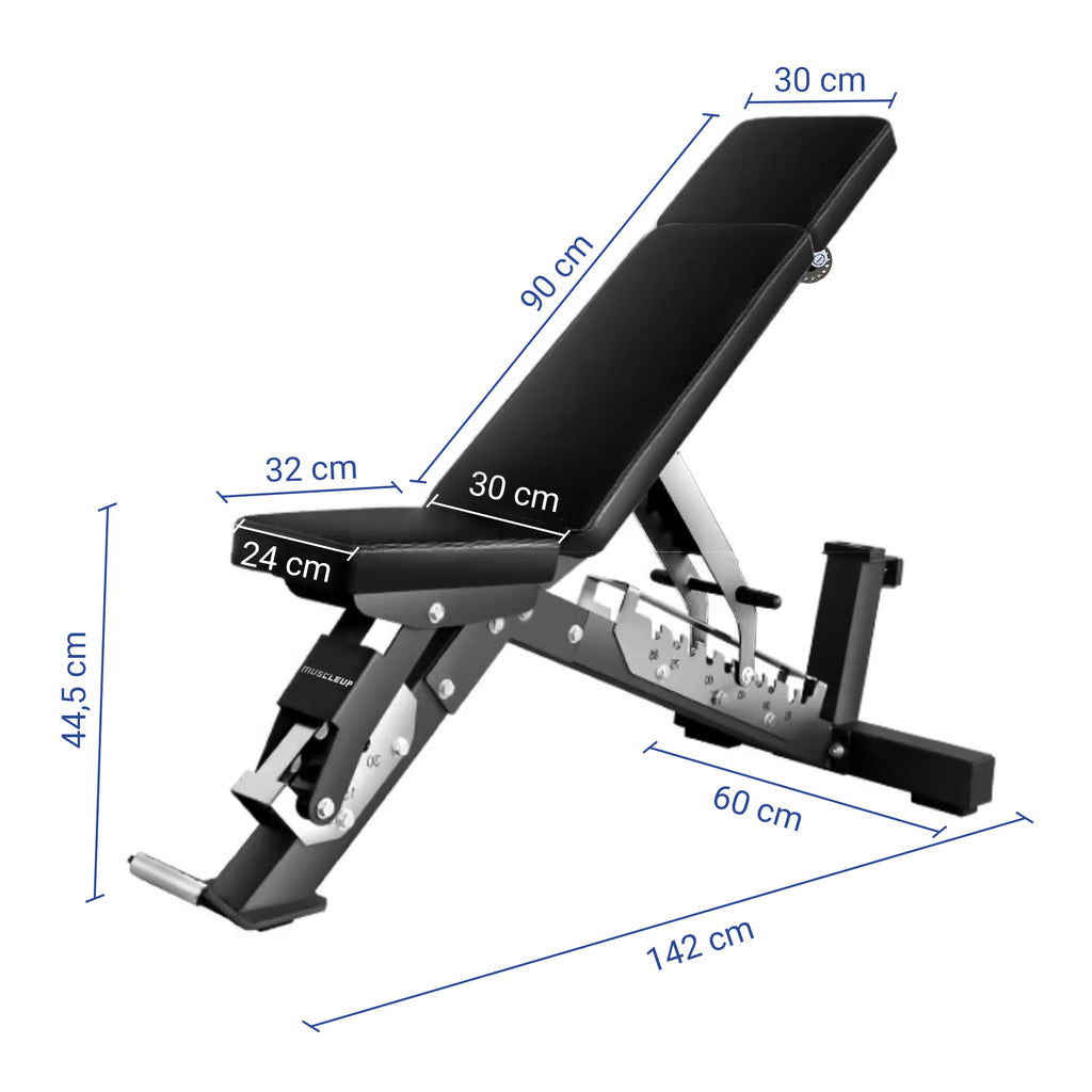 MuscleUp Pro Adjustable Bench