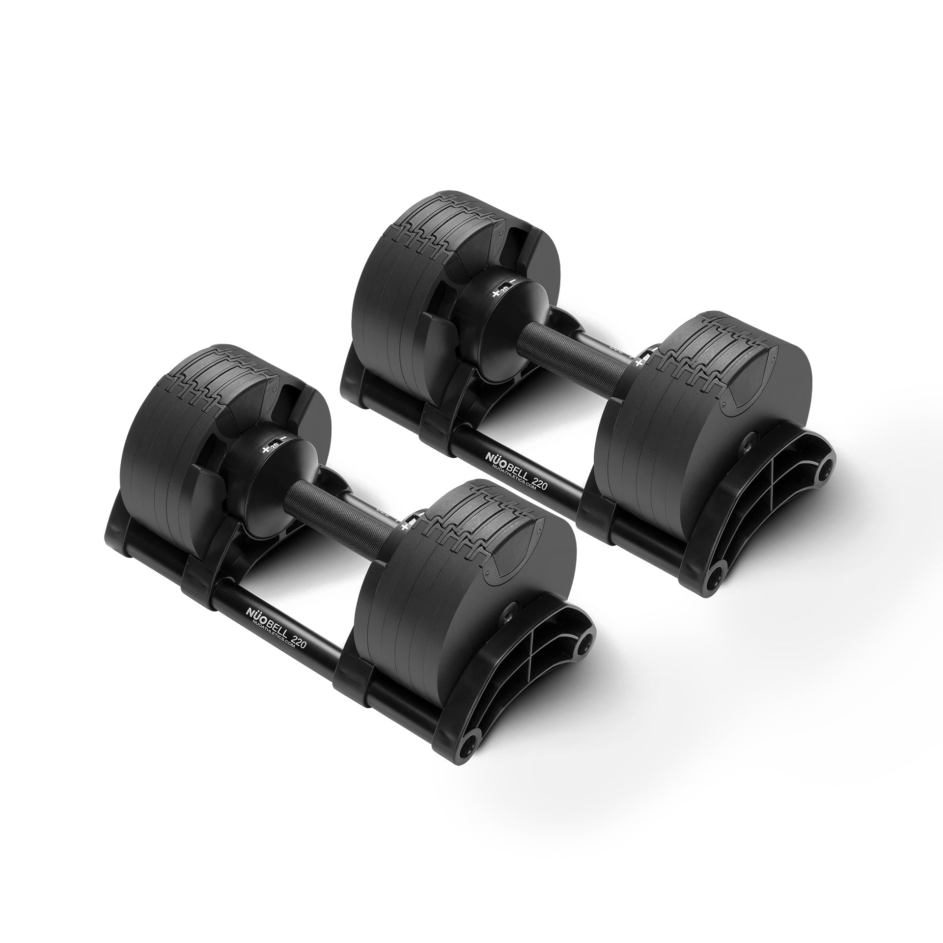 NÜOBELL 220 "BlackOut" | 20kg Adjustable Dumbbells (Limited Edition)