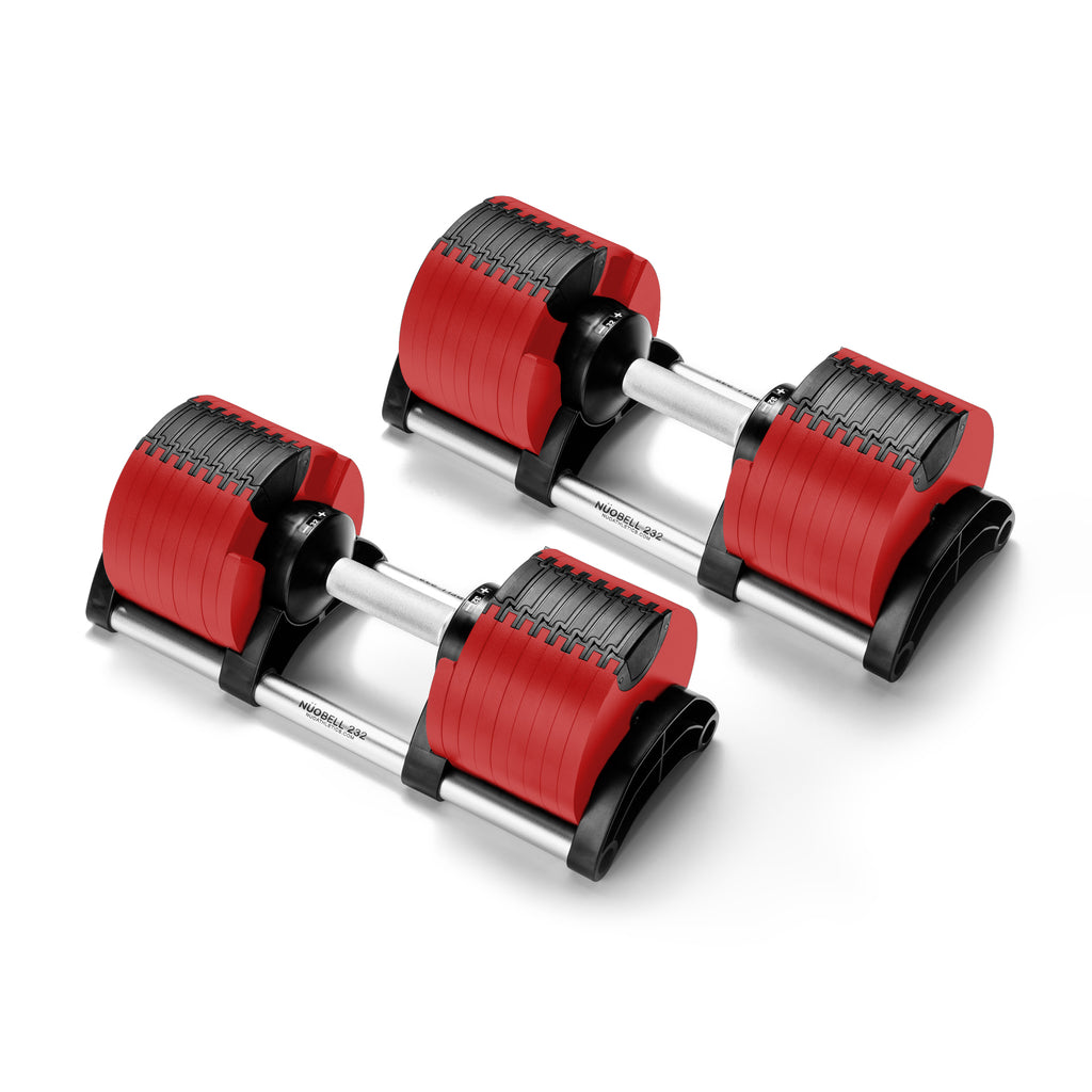 NÜOBELL 232 "Red" | 32kg Adjustable Dumbbells (Limited Edition)
