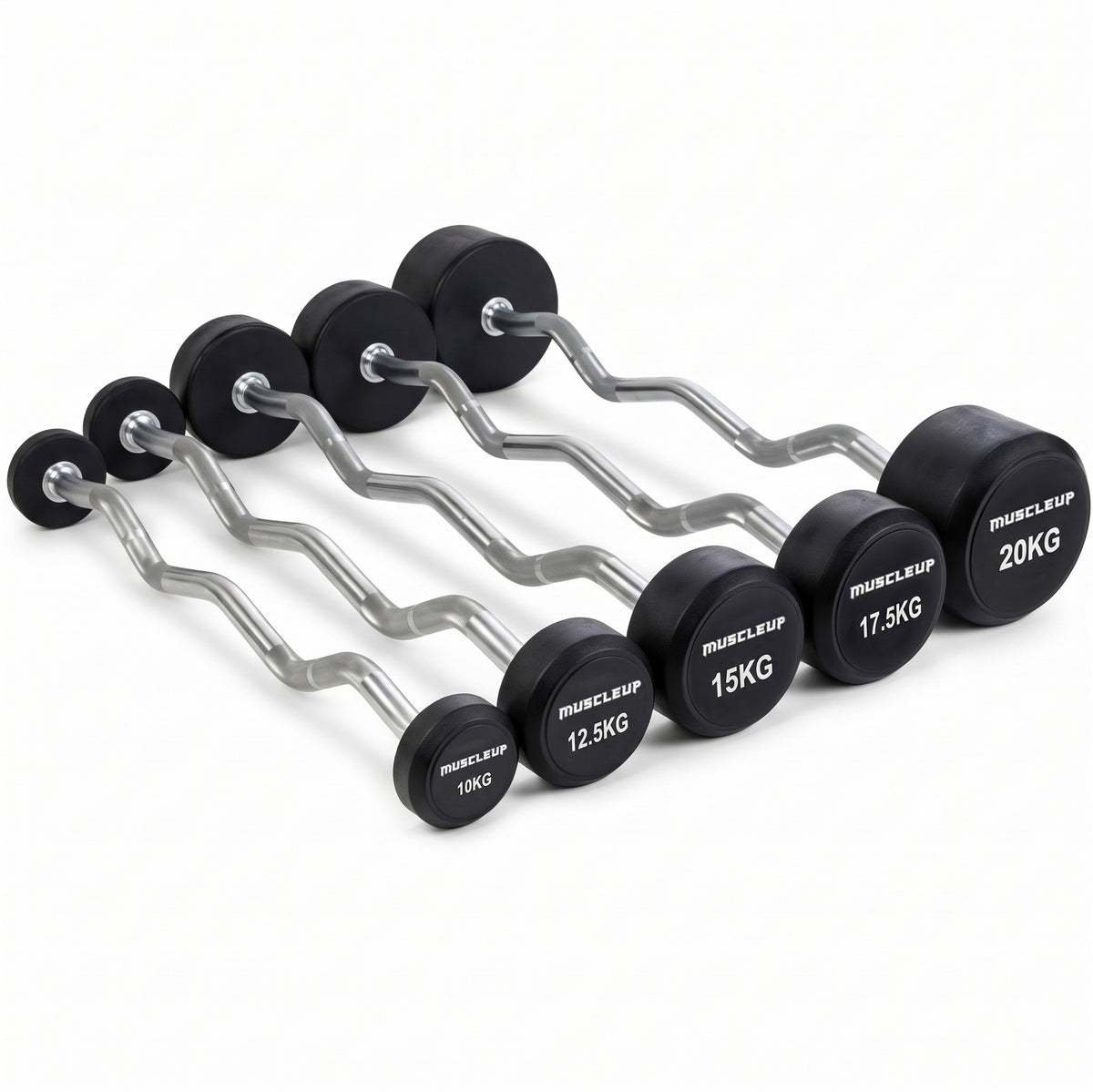 MuscleUp Fixed Barbell & Rack
