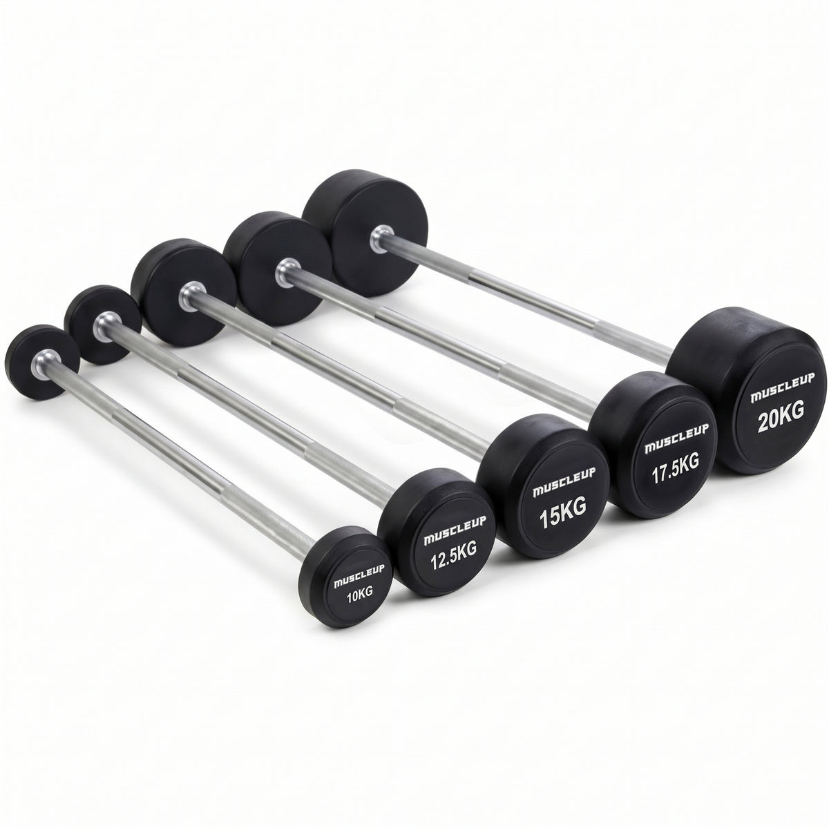 MuscleUp Fixed Barbell & Rack