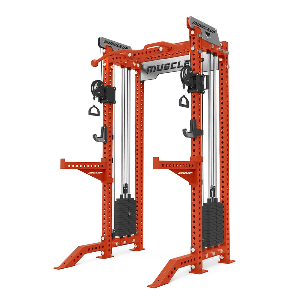 MuscleUp Pro All-in-One Functional Trainer Rack