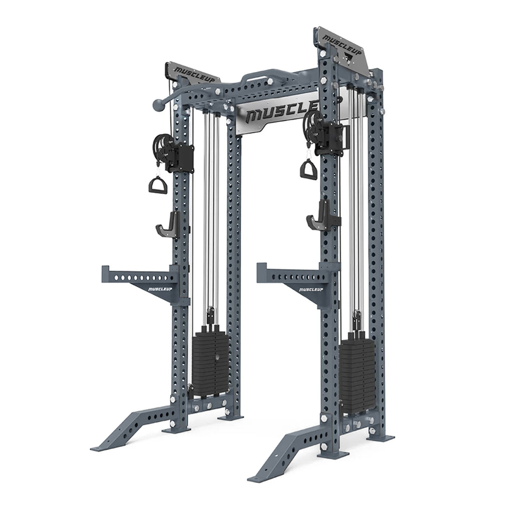 MuscleUp Pro All-in-One Functional Trainer Rack