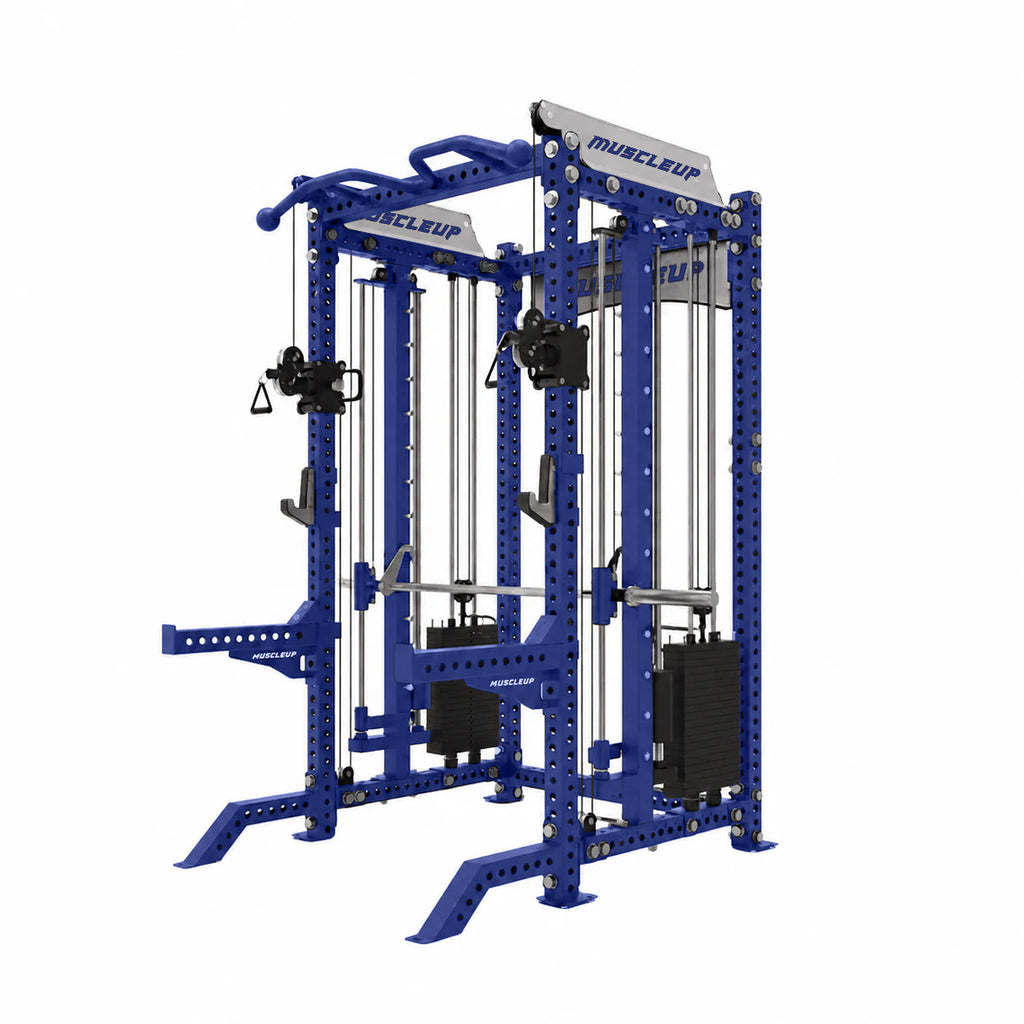 MuscleUp Pro All-in-One Functional Smith Machine Rack