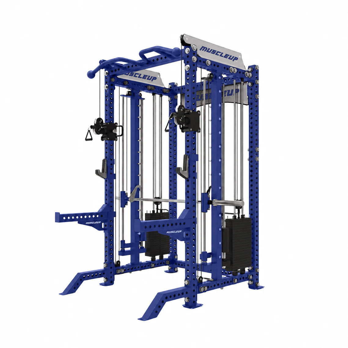 MuscleUp Pro All-in-One Functional Smith Machine Rack