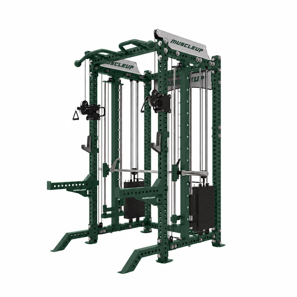 MuscleUp Pro All-in-One Functional Smith Machine Rack