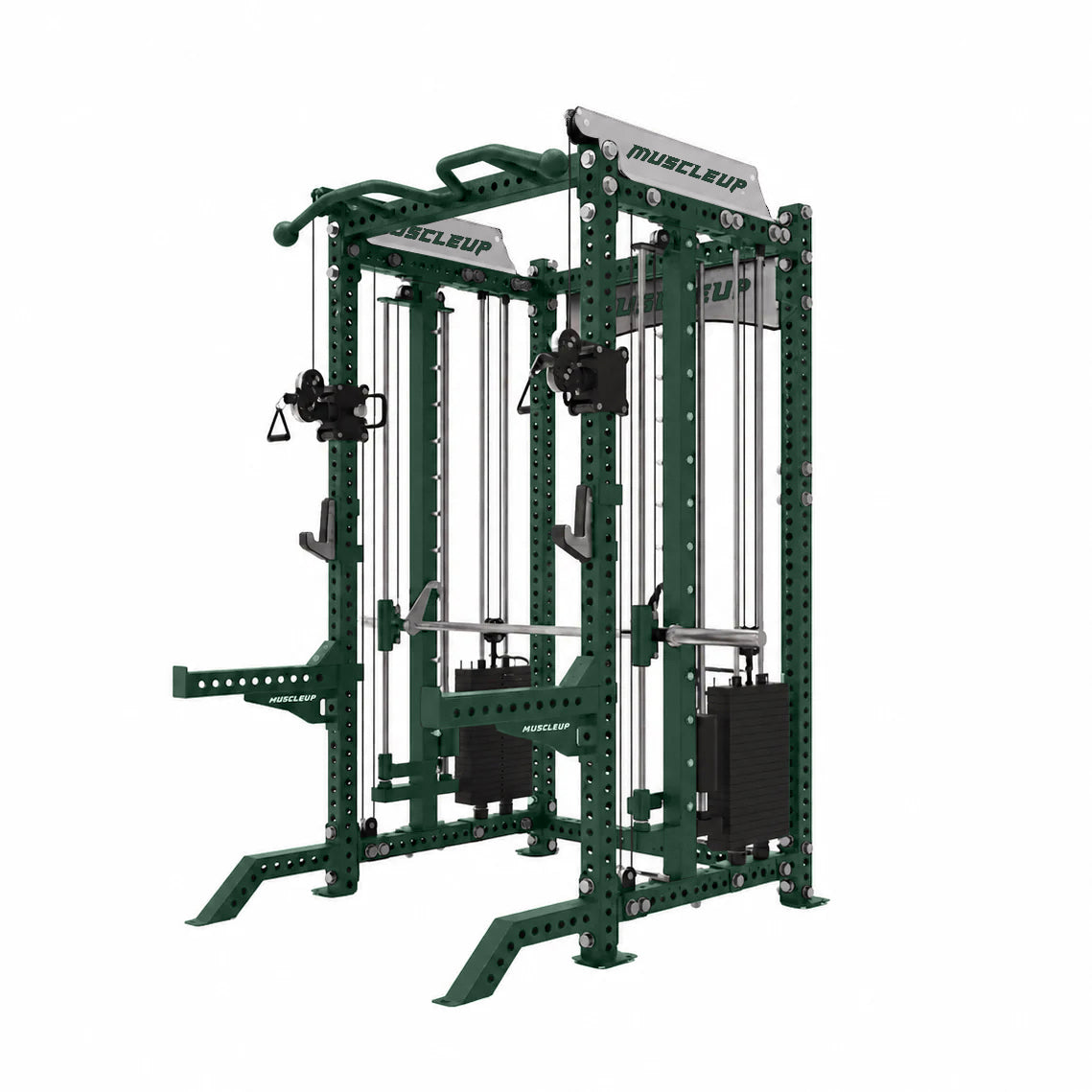 MuscleUp Pro All-in-One Functional Smith Machine Rack