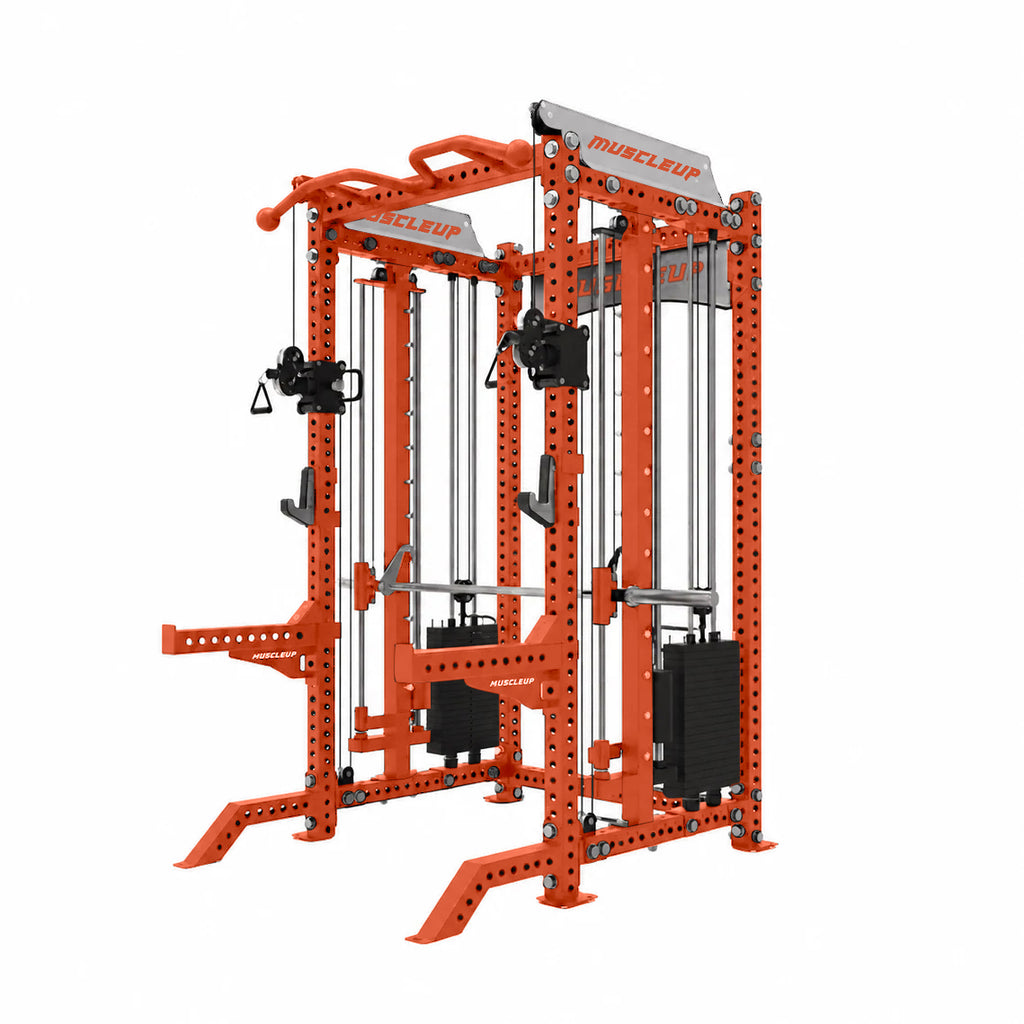 MuscleUp Pro All-in-One Functional Smith Machine Rack