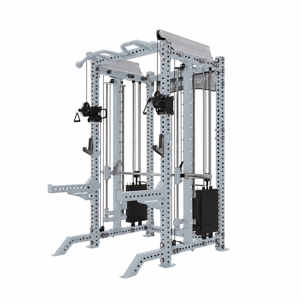 MuscleUp Pro All-in-One Functional Smith Machine Rack