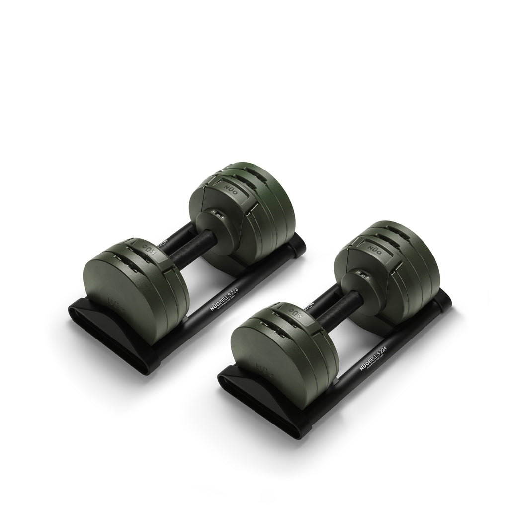 NÜOBELL S 224 "Forest" | 24kg Adjustable Dumbbells (Limited Edition)