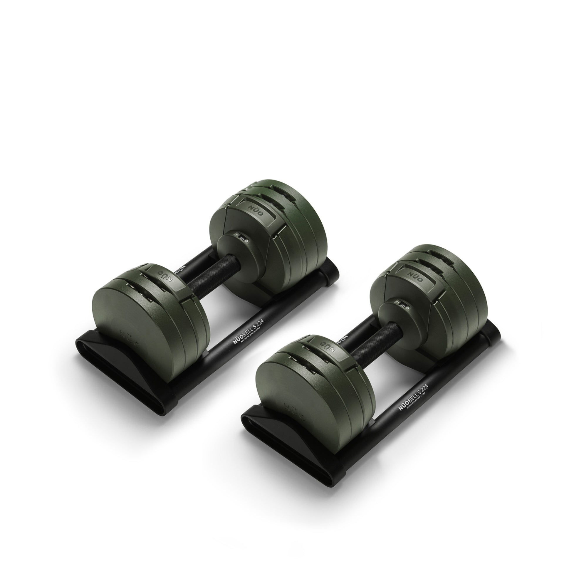 NÜOBELL S 224 "Forest" | 24kg Adjustable Dumbbells (Limited Edition)