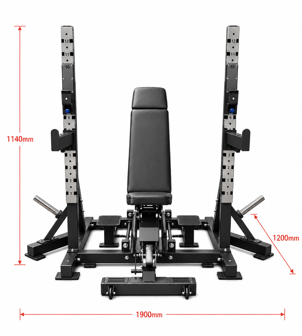 MuscleUp ProRack Bench System