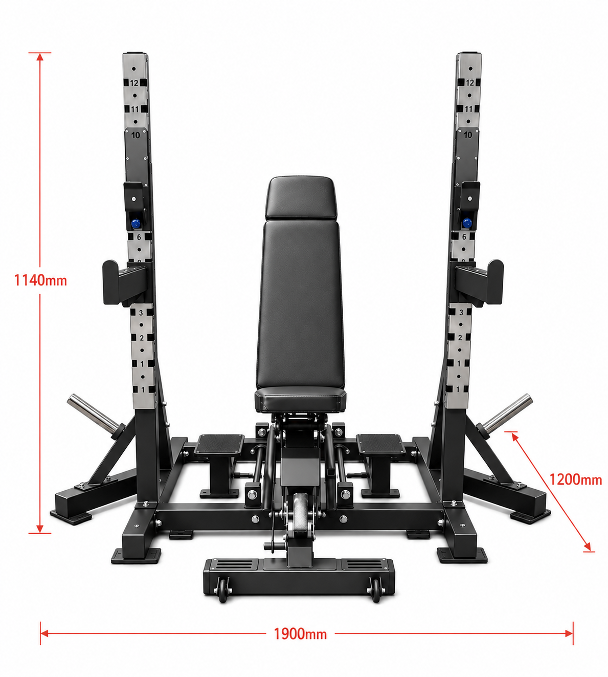 MuscleUp ProRack Bench System