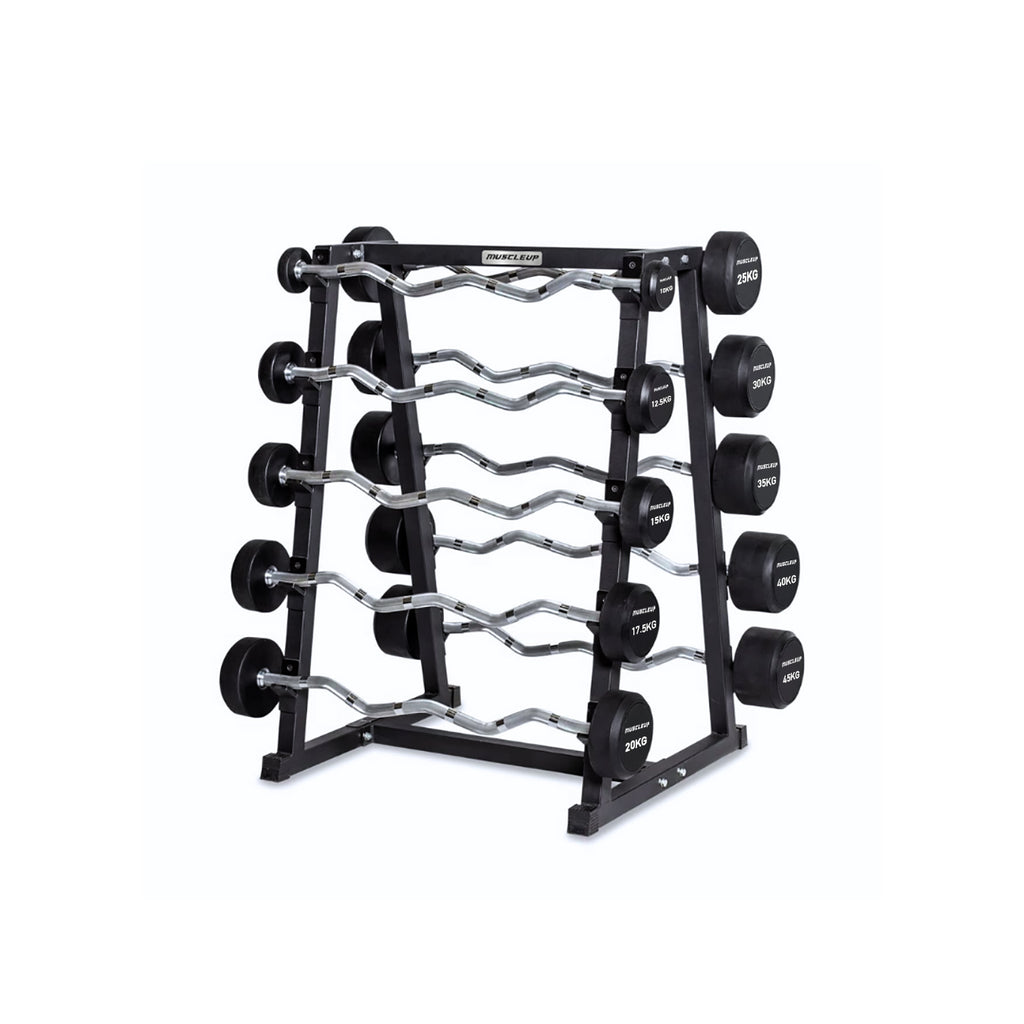 MuscleUp Fixed Barbell & Rack