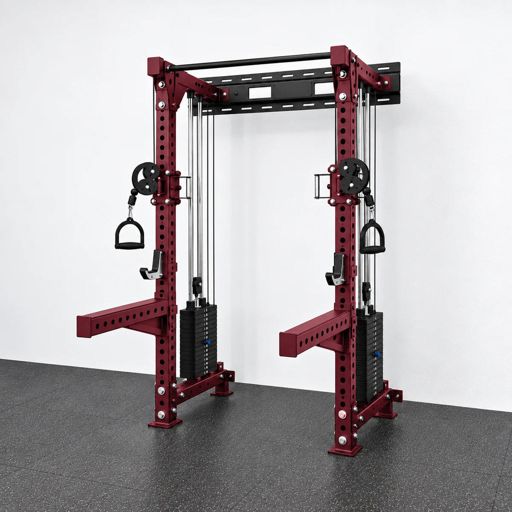 MuscleUp Elite Mounted Functional Trainer Rack
