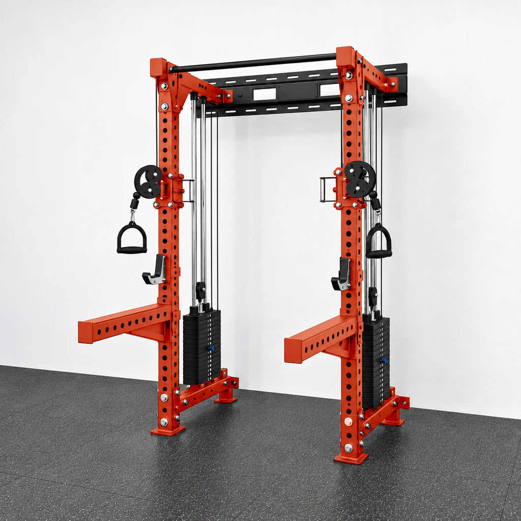 MuscleUp Elite Mounted Functional Trainer Rack