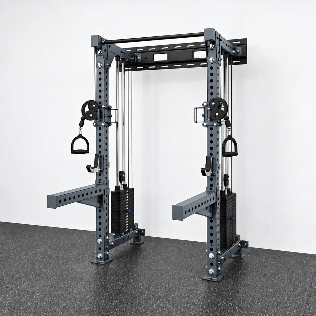 MuscleUp Elite Mounted Functional Trainer Rack