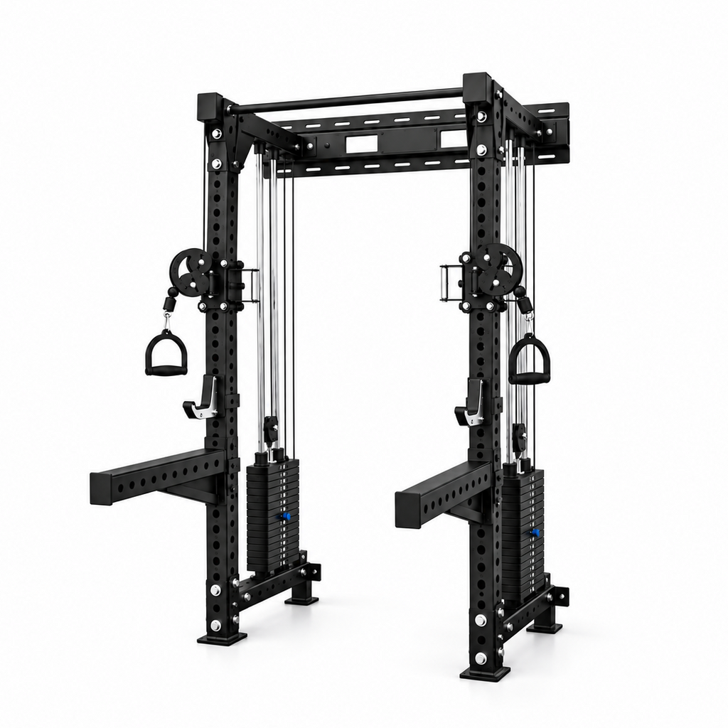 MuscleUp Elite Mounted Functional Trainer Rack
