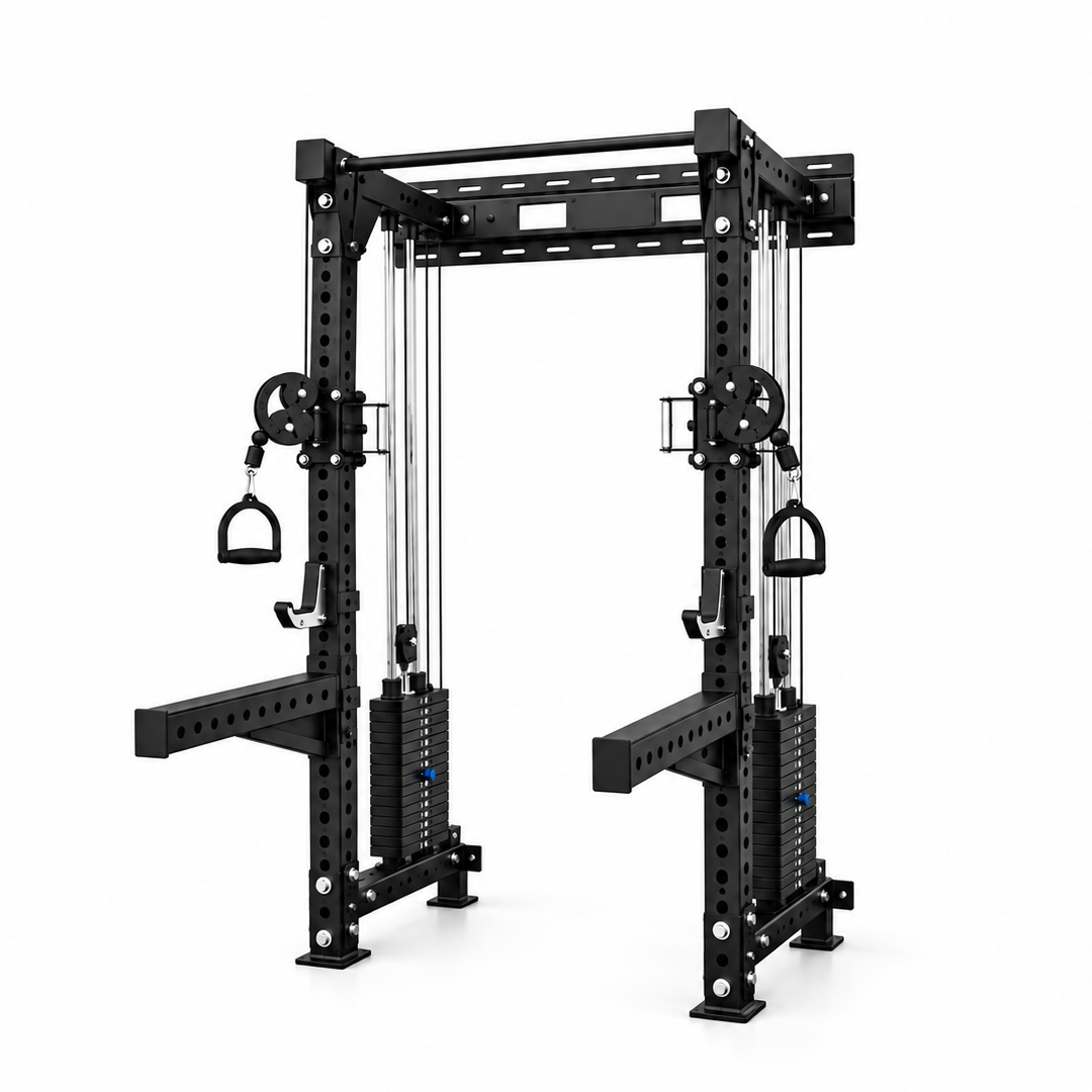 MuscleUp Elite Mounted Functional Trainer Rack