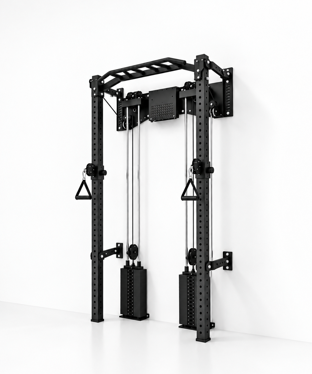 MuscleUp Pro Foldable Functional Trainer Rack