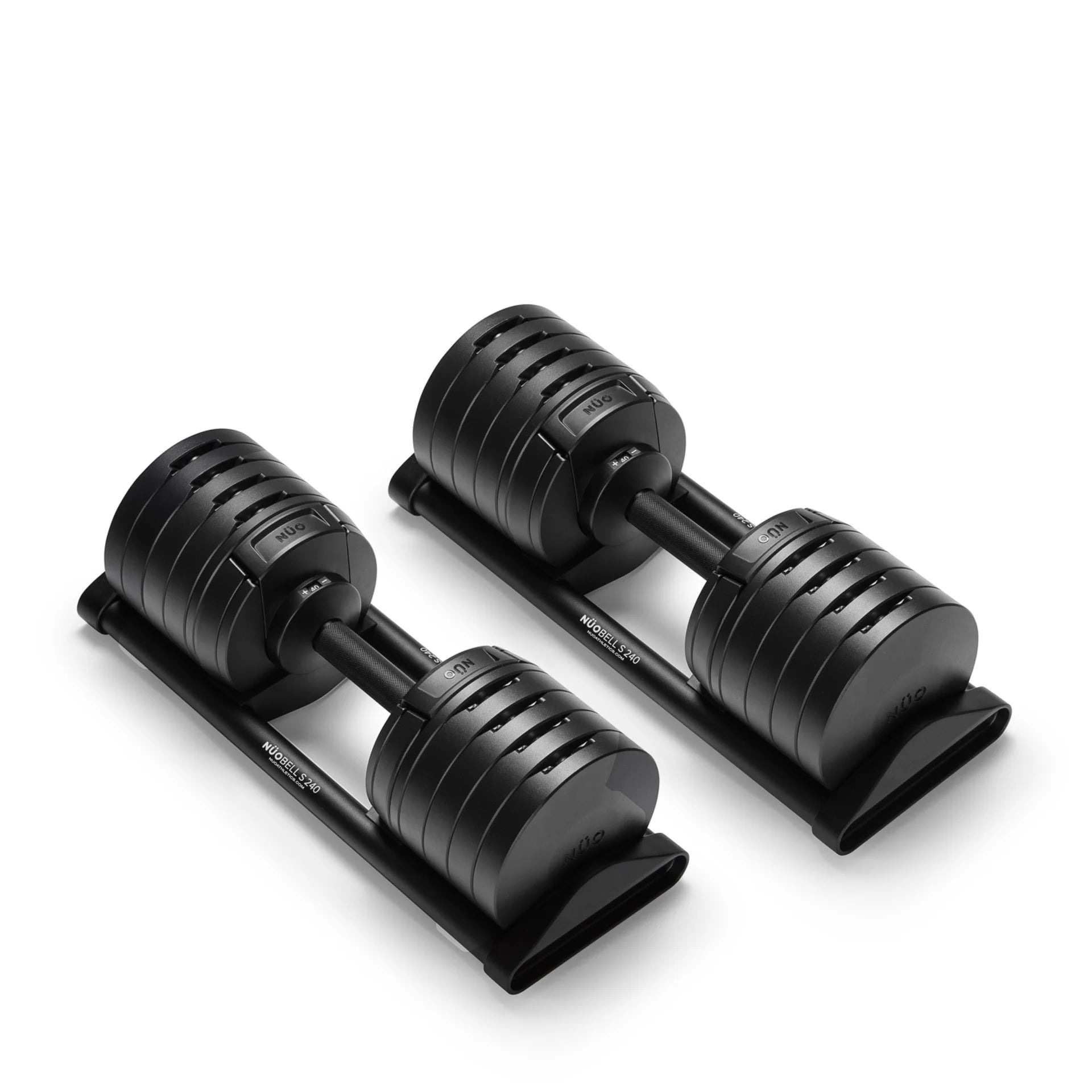 NÜOBELL S 240 "Blackout" | 40kg Adjustable Dumbbells (Limited Edition)