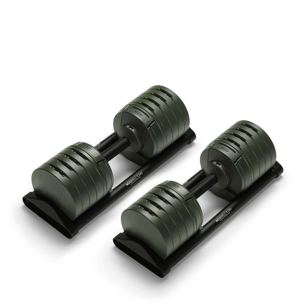 NÜOBELL S 240 "Forest" | 40kg Adjustable Dumbbells (Limited Edition)