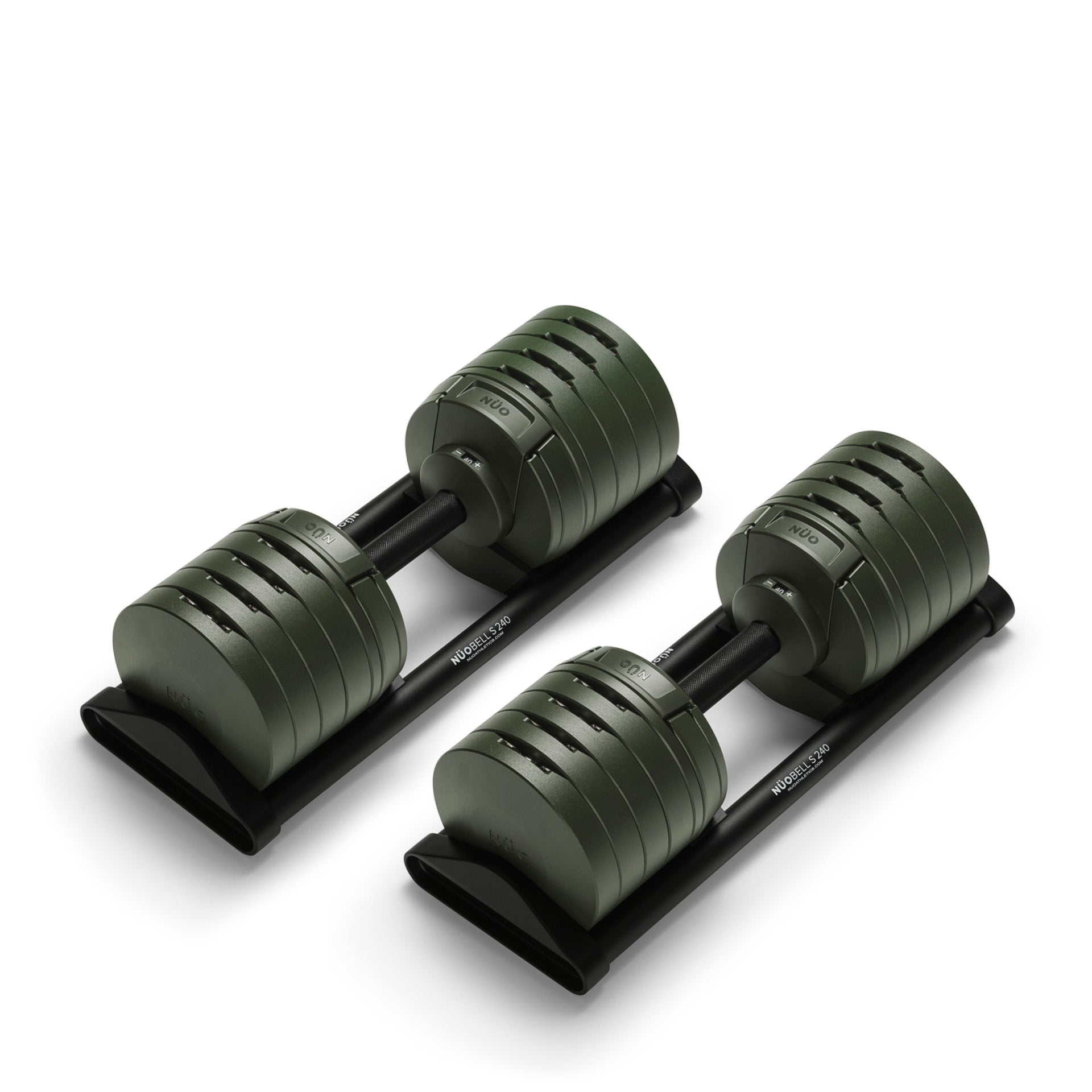 NÜOBELL S 240 "Forest" | 40kg Adjustable Dumbbells (Limited Edition)