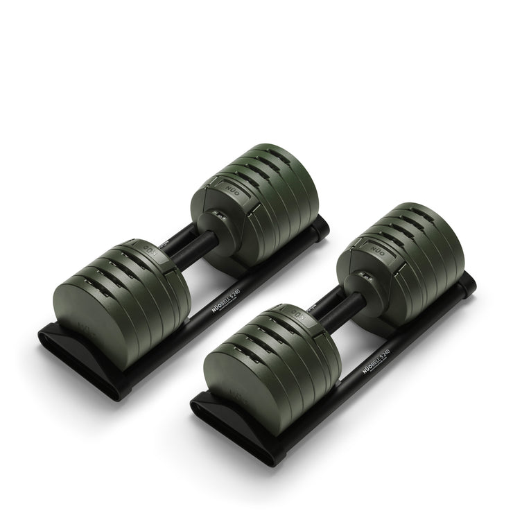 NÜO NÜOBELL 240 "Forest" | 40kg Adjustable Dumbbells (Limited Edition) | NUO NUOBELL