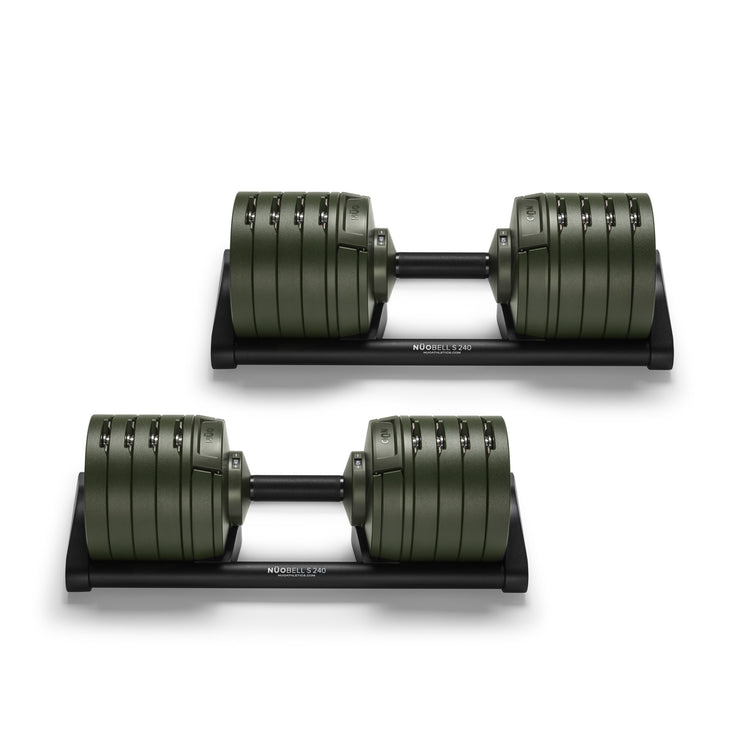 NÜO NÜOBELL 240 "Forest" | 40kg Adjustable Dumbbells (Limited Edition) | NUO NUOBELL