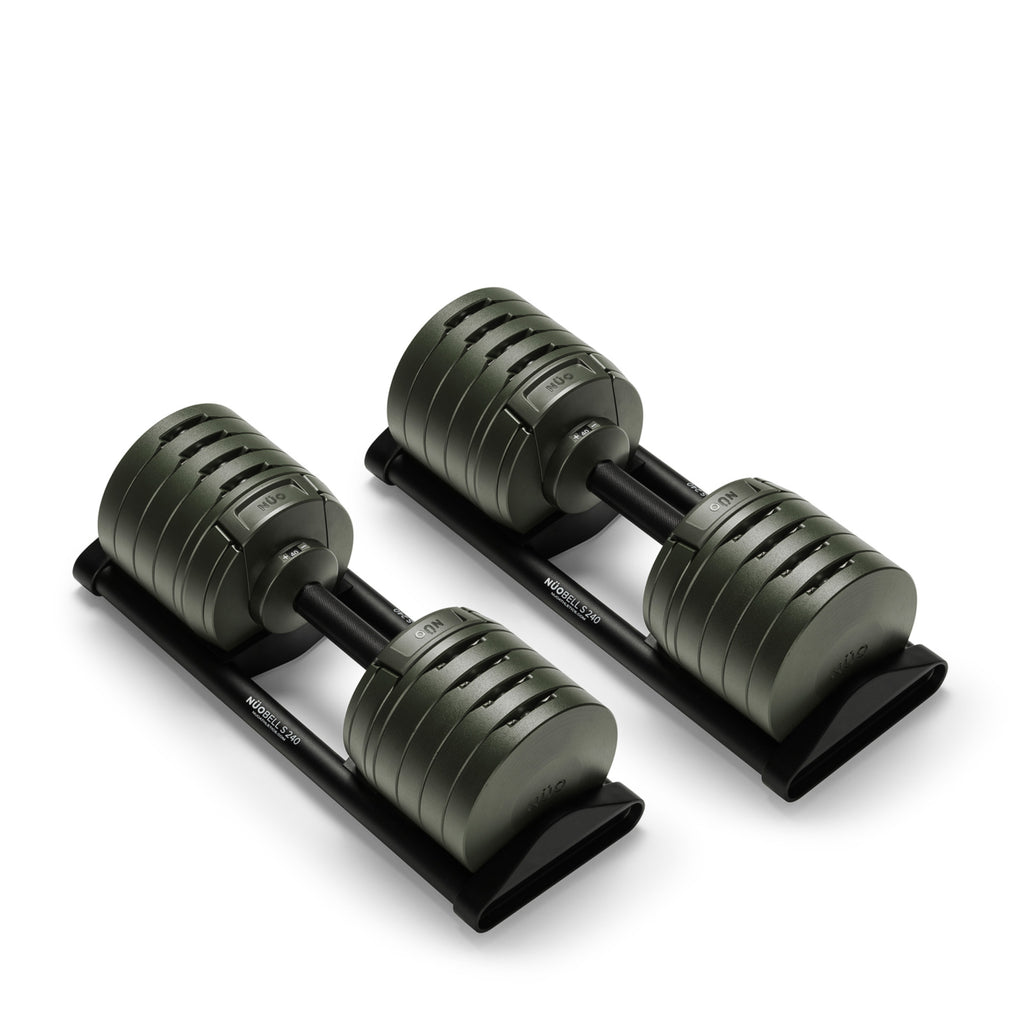 NÜOBELL S 240 "Forest" | 40kg Adjustable Dumbbells (Limited Edition)