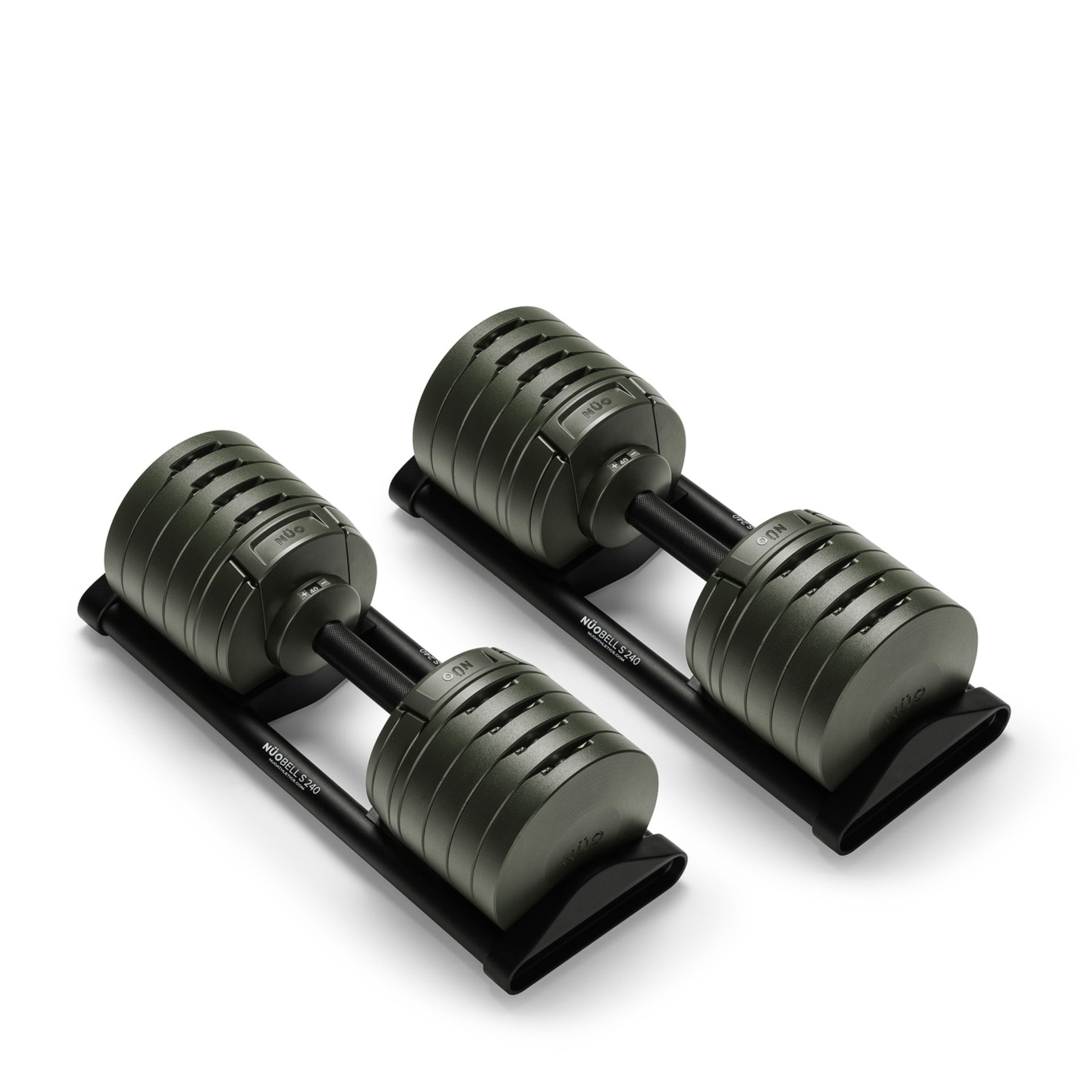 NÜOBELL S 240 "Forest" | 40kg Adjustable Dumbbells (Limited Edition)