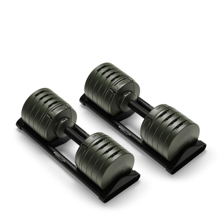 NÜO NÜOBELL 240 "Forest" | 40kg Adjustable Dumbbells (Limited Edition) | NUO NUOBELL