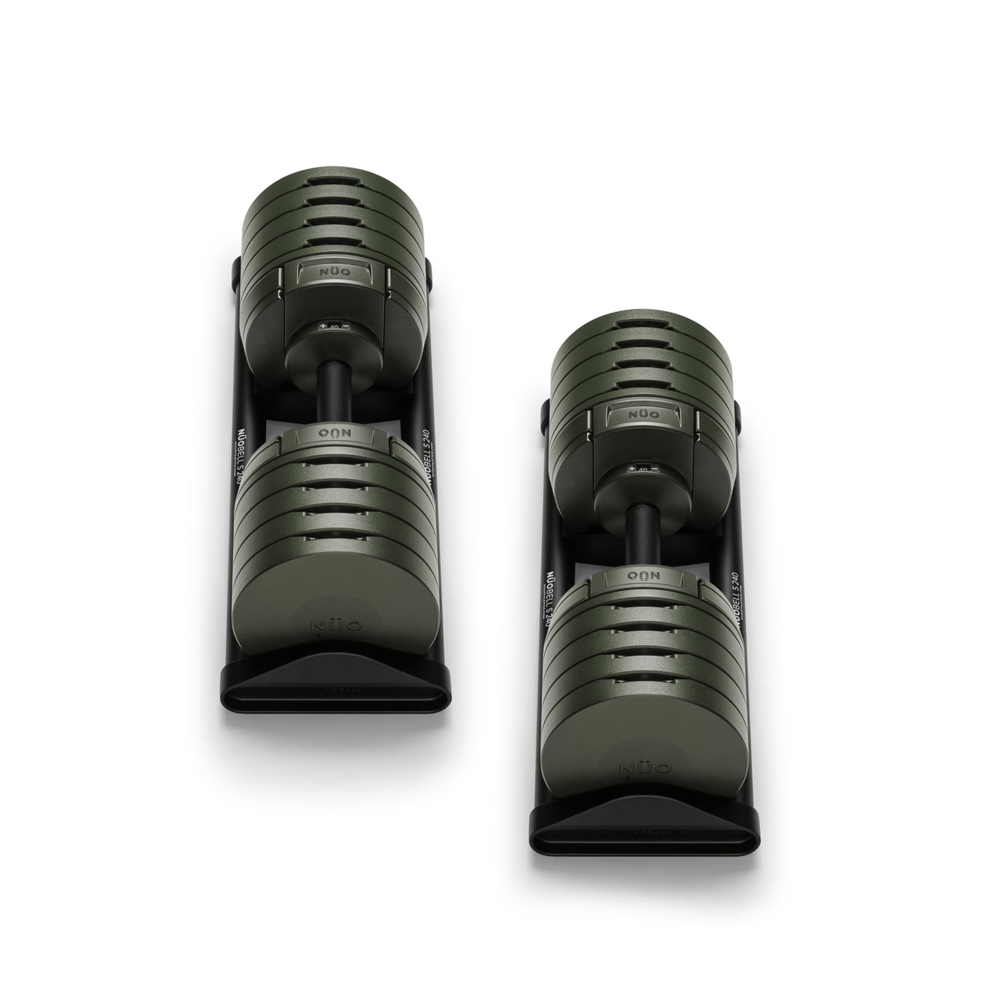 NÜOBELL S 240 "Forest" | 40kg Adjustable Dumbbells (Limited Edition)