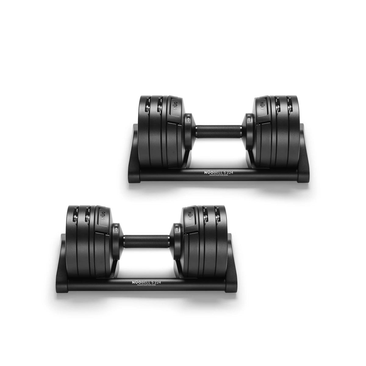 NÜOBELL 236 Blackout | 36kg Adjustable Dumbbells