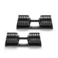 NÜOBELL S5100 Blackout | 100lbs (45kg) Adjustable Dumbbells