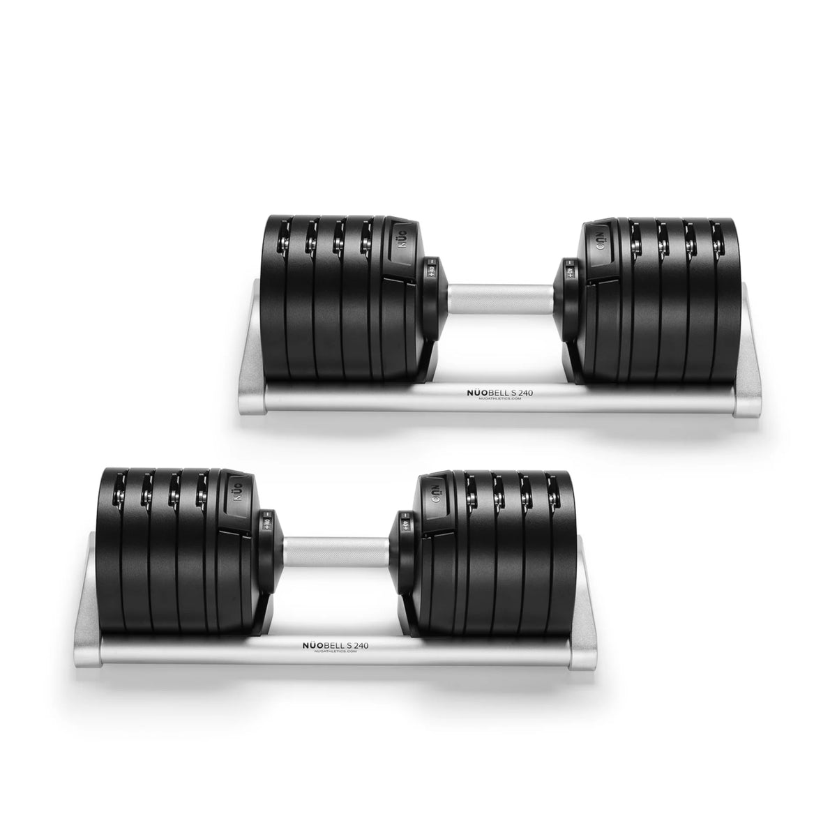 NÜOBELL 236 Blackout | 36kg Adjustable Dumbbells