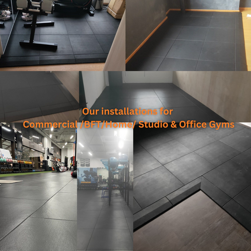 Armaguard Commercial Grade Gym Mats - Black
