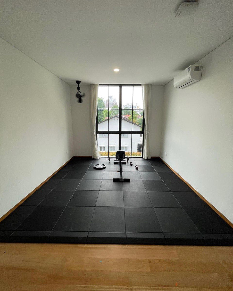 Armaguard Commercial Grade Gym Mats - Black