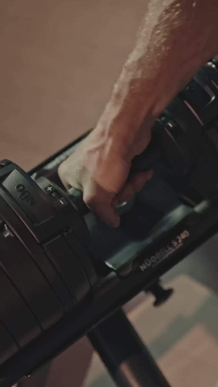 NÜOBELL S 240 "Forest" | 40kg Adjustable Dumbbells (Limited Edition)