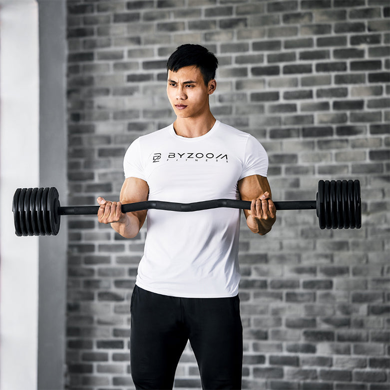 BYZOOM Fitness Adjustable Barbell Set 36kg/80lb