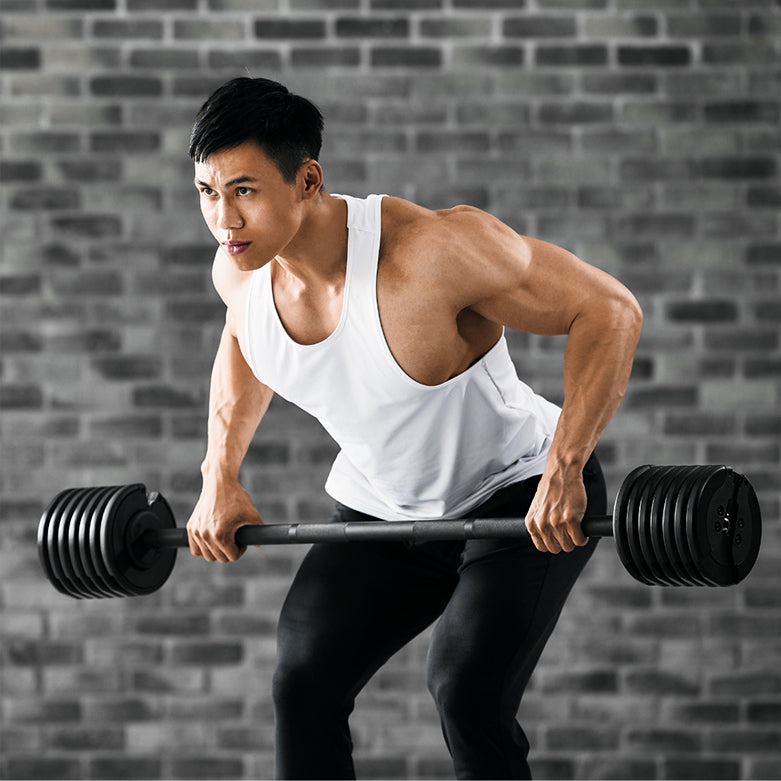 BYZOOM Fitness Adjustable Barbell Set 36kg/80lb